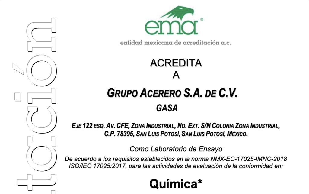 Acreditación Laboratorios